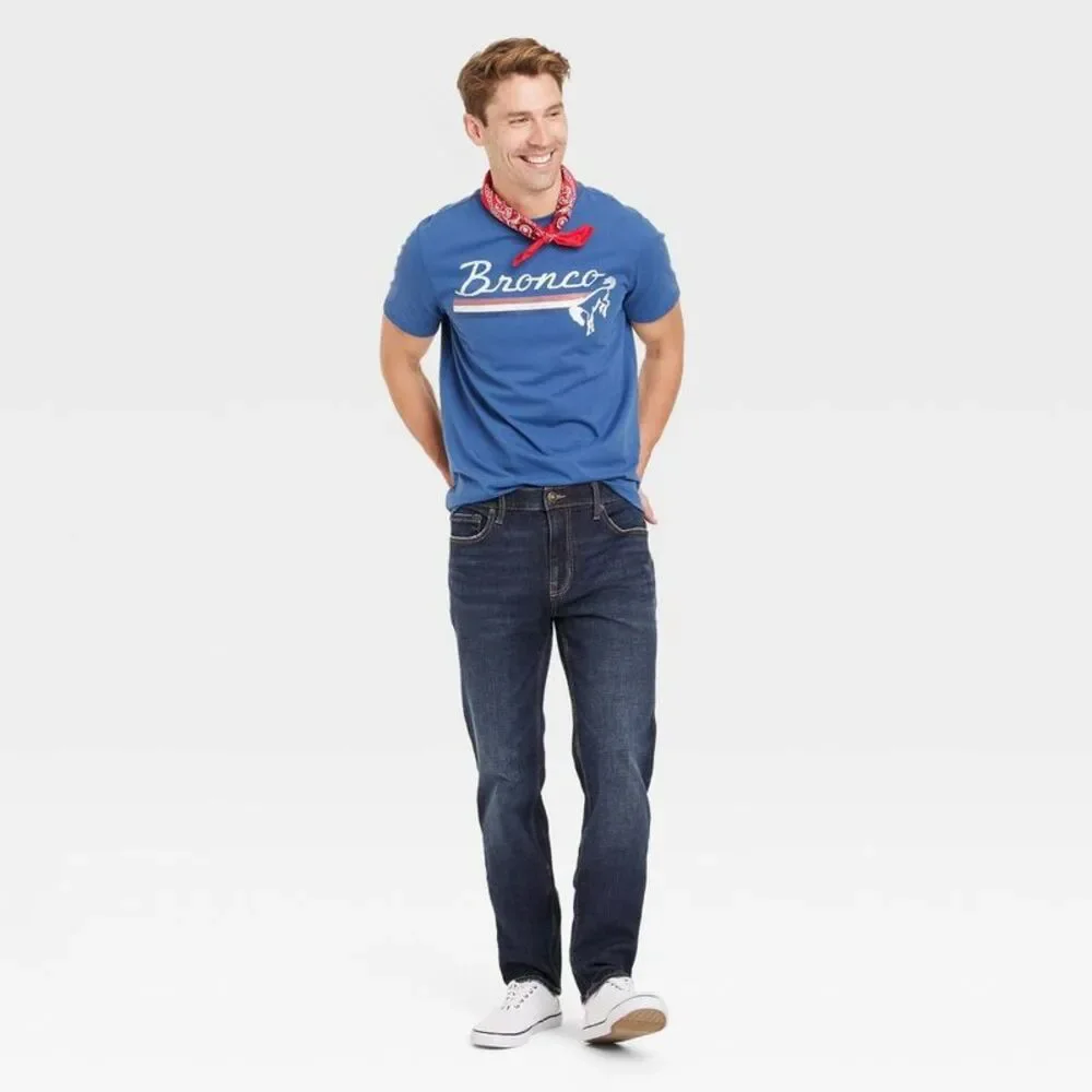 Men's Slim Straight Fit Jeans - Goodfellow & Co Dark Wash 29x30